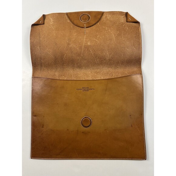 Boldrini Selleria Handmade Florentine Leather Clutch / Document Holder Italy - Picture 3 of 16